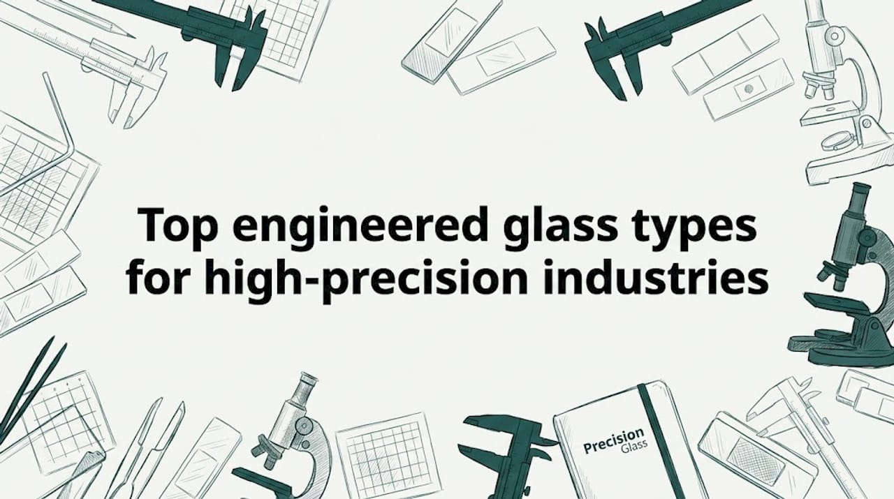 Top engineered glass types for high-precision industries