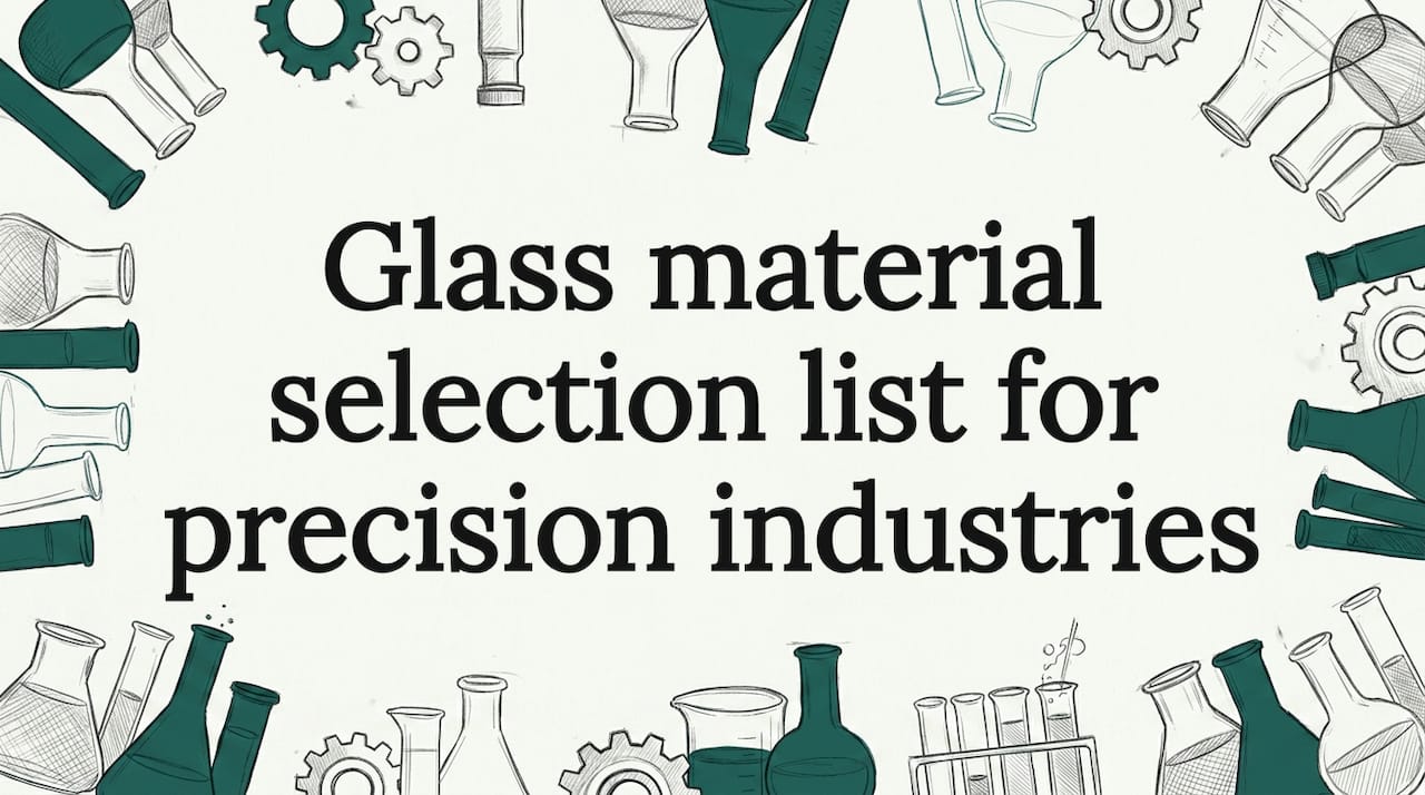 Hand-drawn glass and lab tool title card