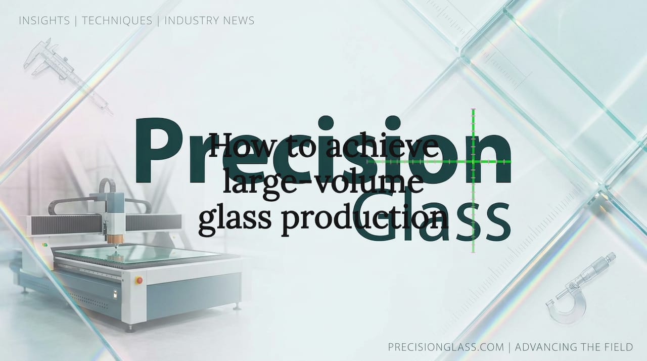 How to achieve large-volume glass production