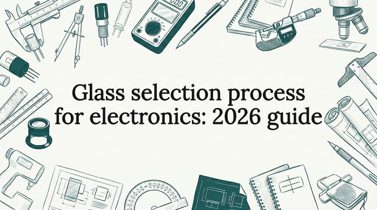 Glass selection process for electronics: 2026 guide
