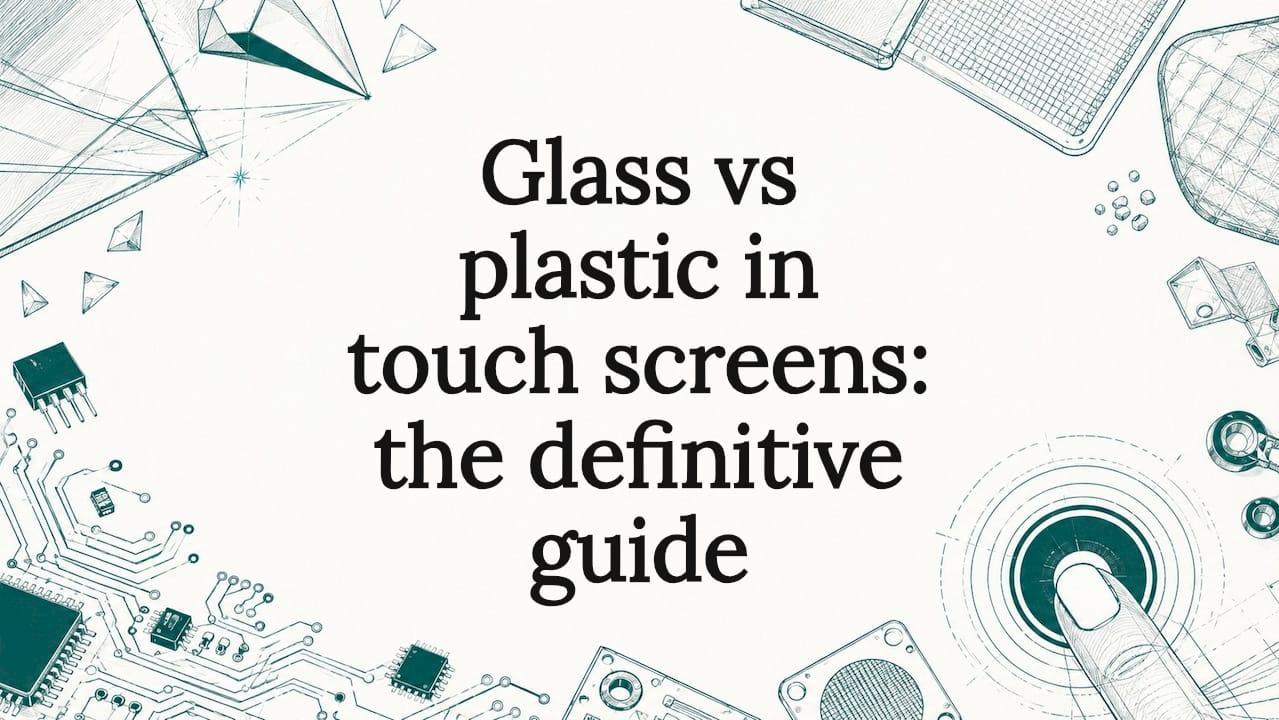 Glass vs plastic in touch screens: the definitive guide