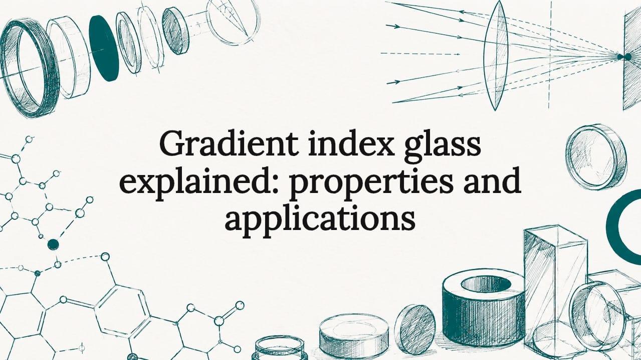 Gradient index glass explained: properties and applications