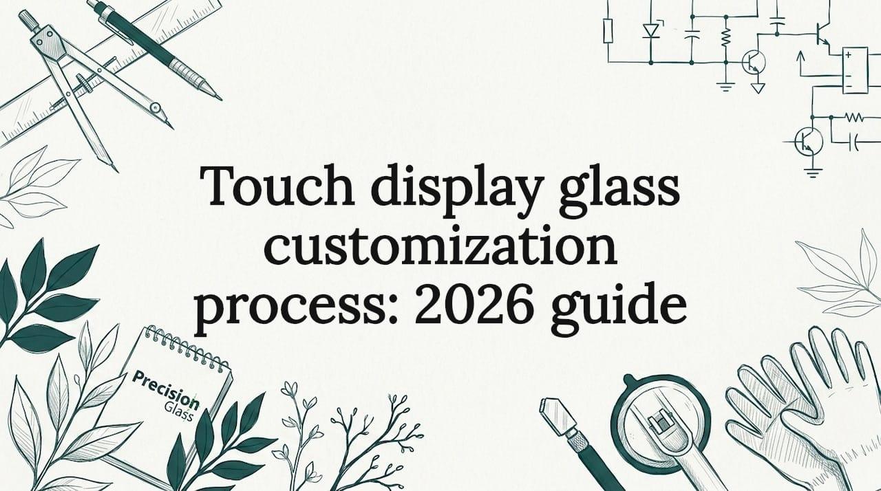 Touch display glass customization process: 2026 guide