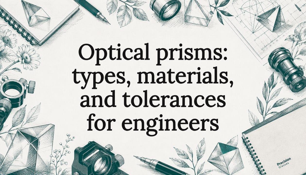 Optical prisms: types, materials, and tolerances for engineers