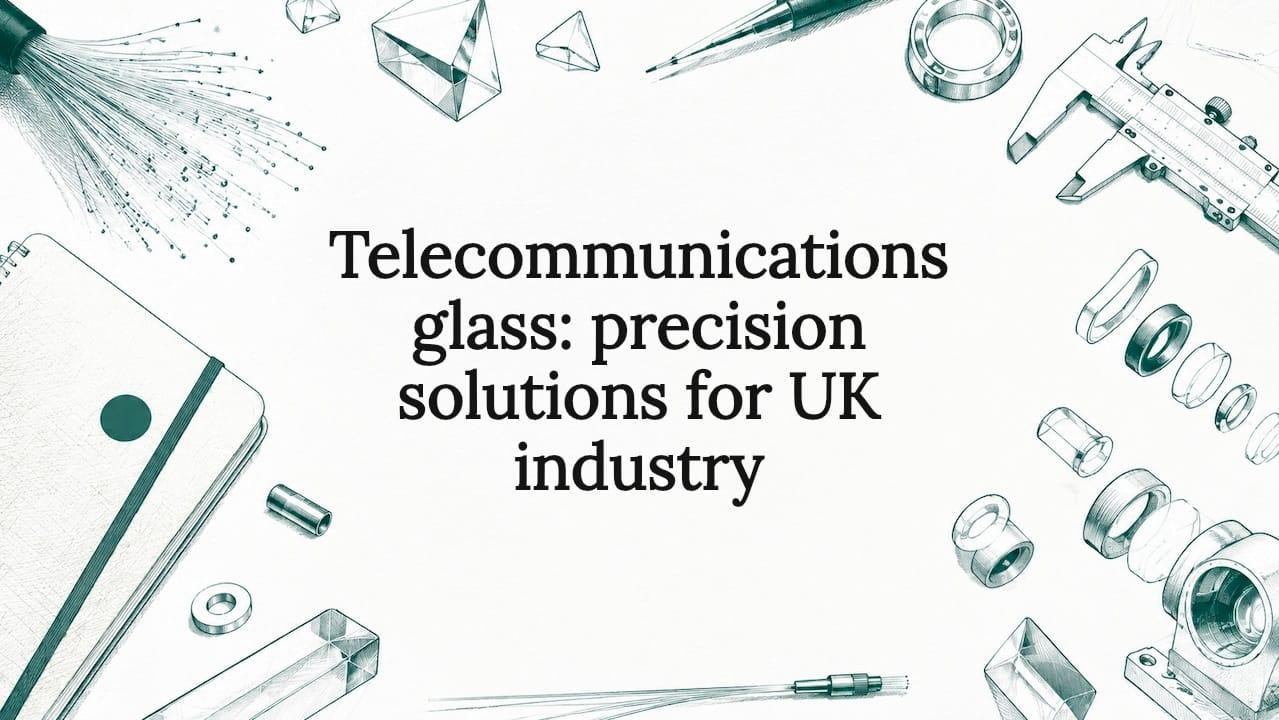 Telecommunications glass: precision solutions for UK industry