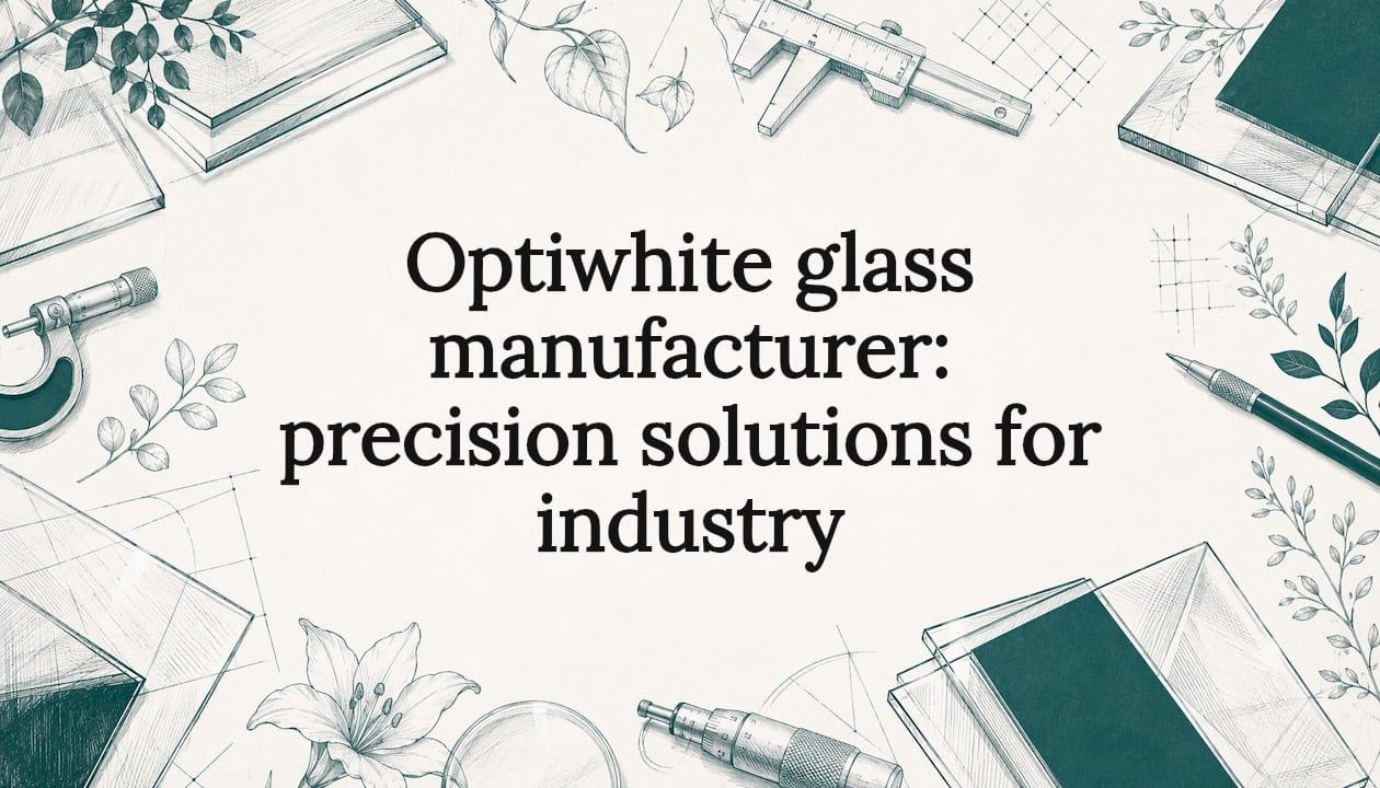 Optiwhite glass manufacturer: precision solutions for industry