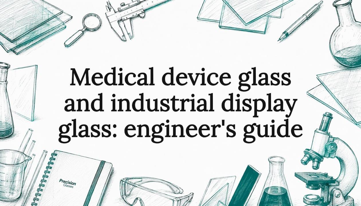 Medical device glass and industrial display glass: engineer’s guide