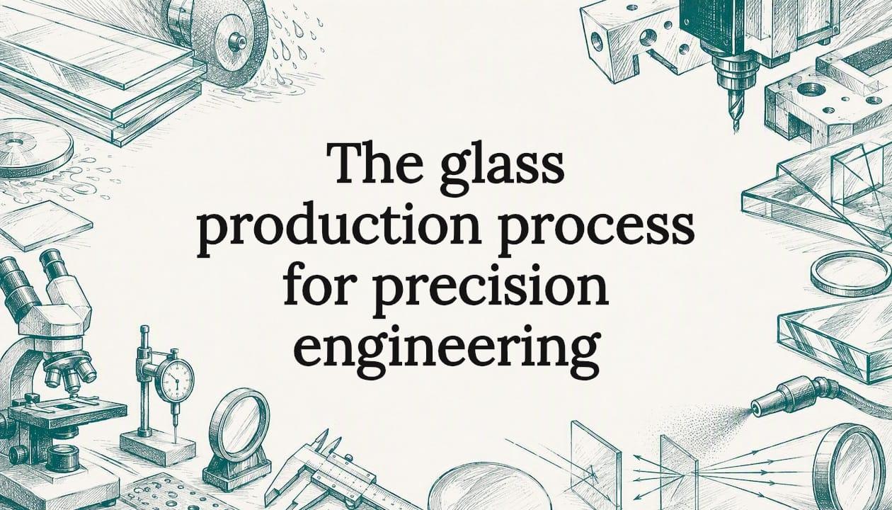 The glass production process for precision engineering