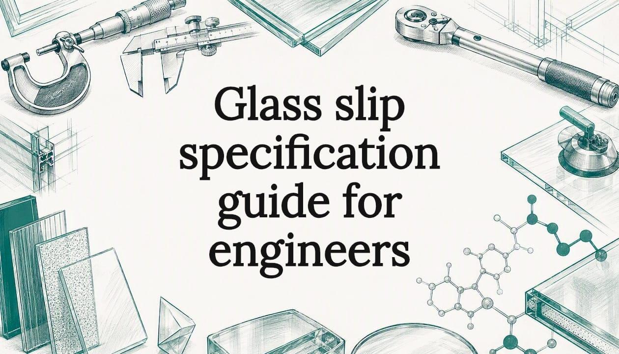 Glass slip specification guide for engineers