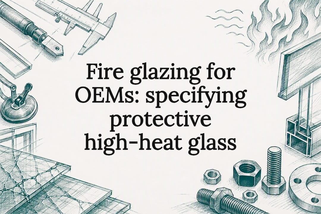 Fire glazing for OEMs: specifying protective high‑heat glass