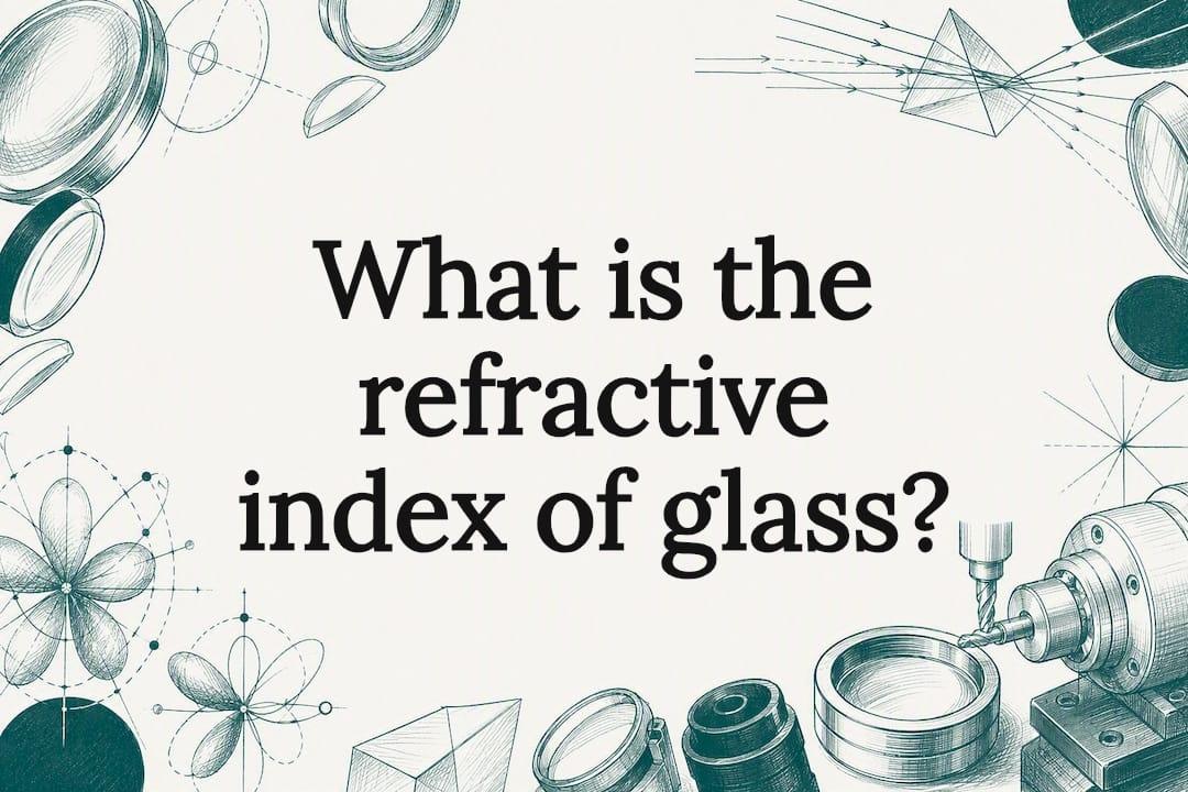 What is the refractive index of glass?
