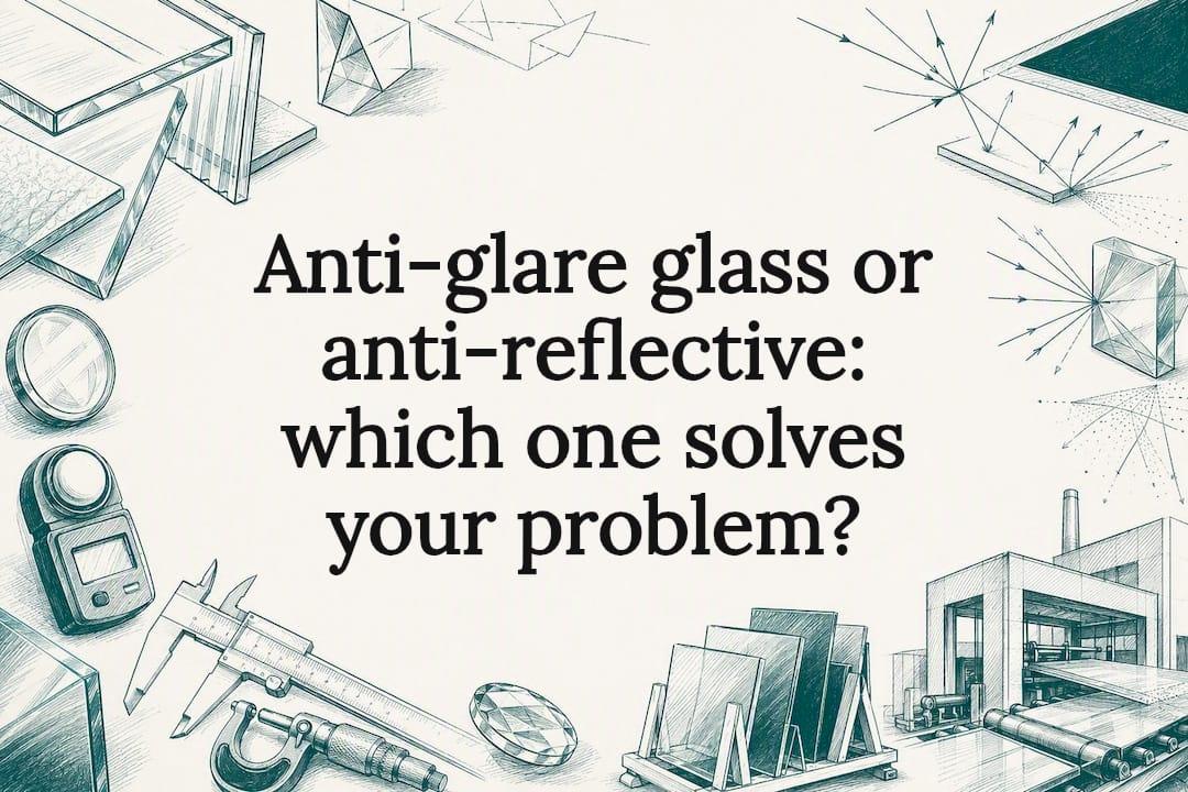 Anti-glare glass or anti-reflective: which one solves your problem?