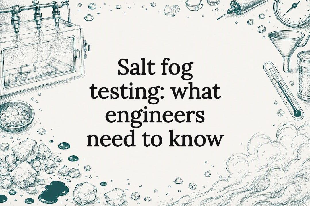 Salt fog testing: what engineers need to know