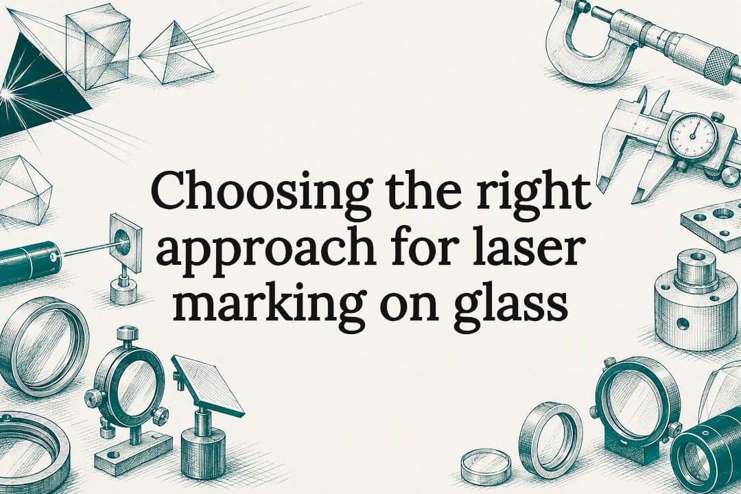 Choosing the right approach for laser marking on glass