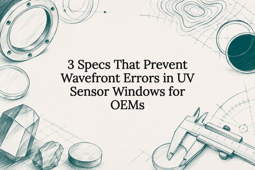 3 Specs That Prevent Wavefront Errors in UV Sensor Windows for OEMs
