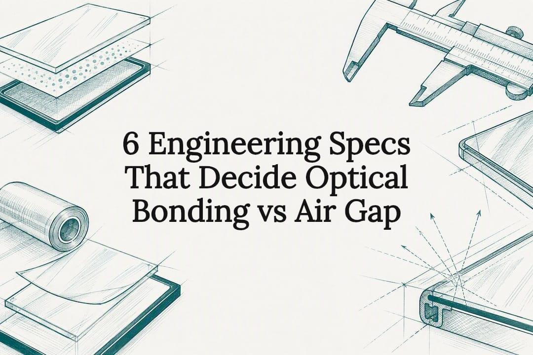 6 Engineering Specs That Decide Optical Bonding vs Air Gap