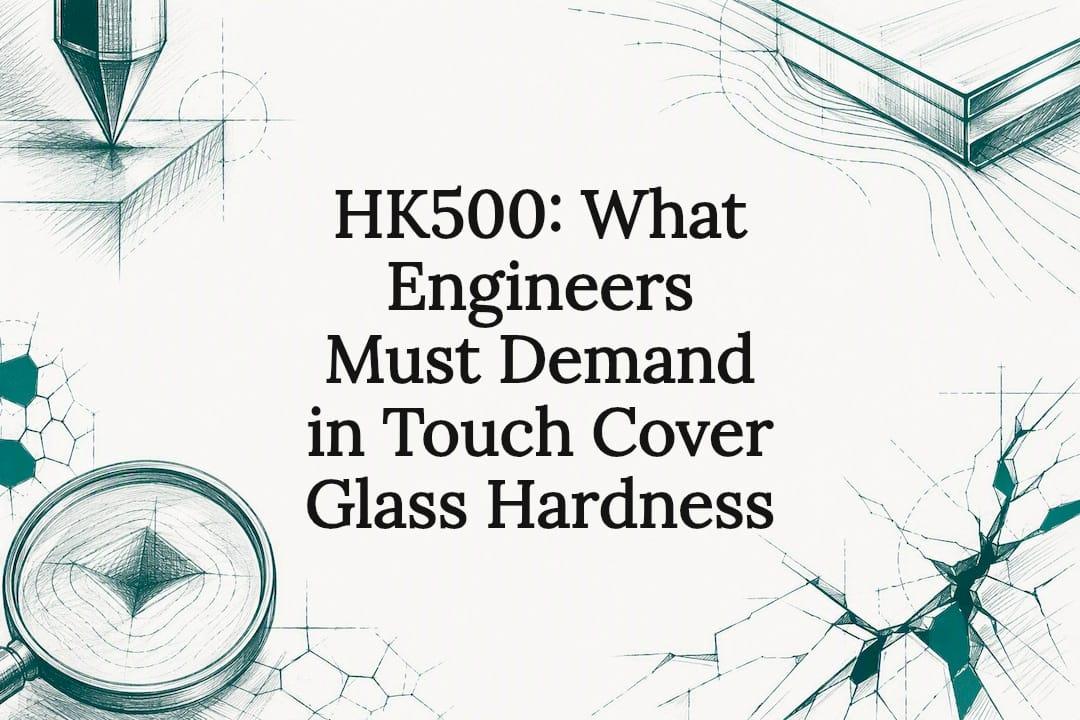 HK500: What Engineers Must Demand in Touch Cover Glass Hardness