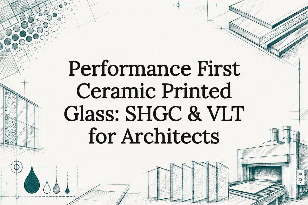 Performance First Ceramic Printed Glass: SHGC & VLT for Architects
