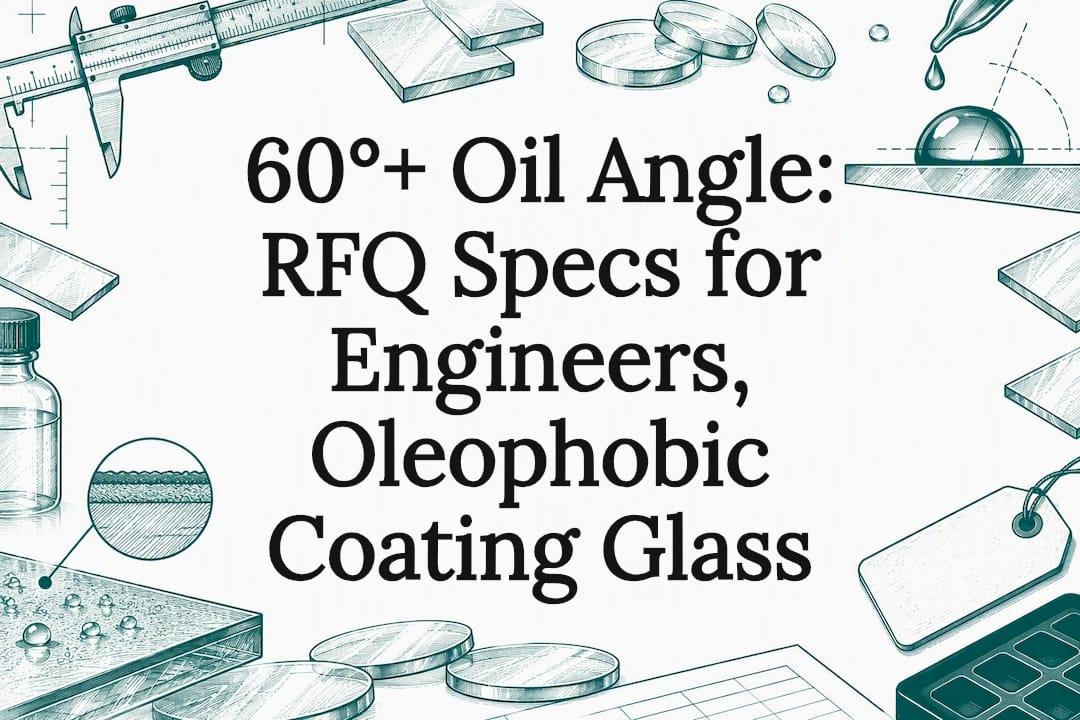 Oleophobic glass RFQ specification title card