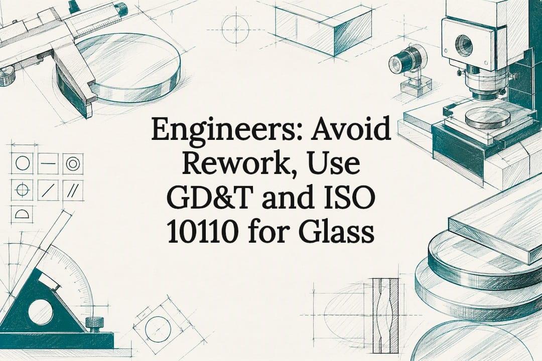 Engineers: Avoid Rework, Use GD&T and ISO 10110 for Glass