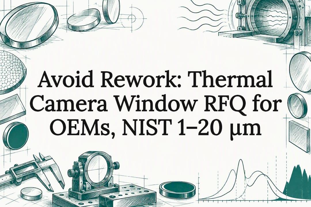 Avoid Rework: Thermal Camera Window RFQ for OEMs, NIST 1–20 µm