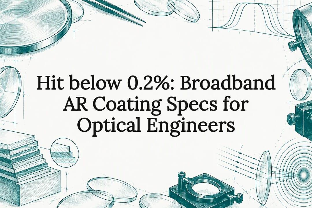 Hit below 0.2%: Broadband AR Coating Specs for Optical Engineers
