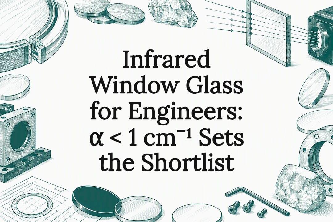 Infrared Window Glass for Engineers: α < 1 cm⁻¹ Sets the Shortlist