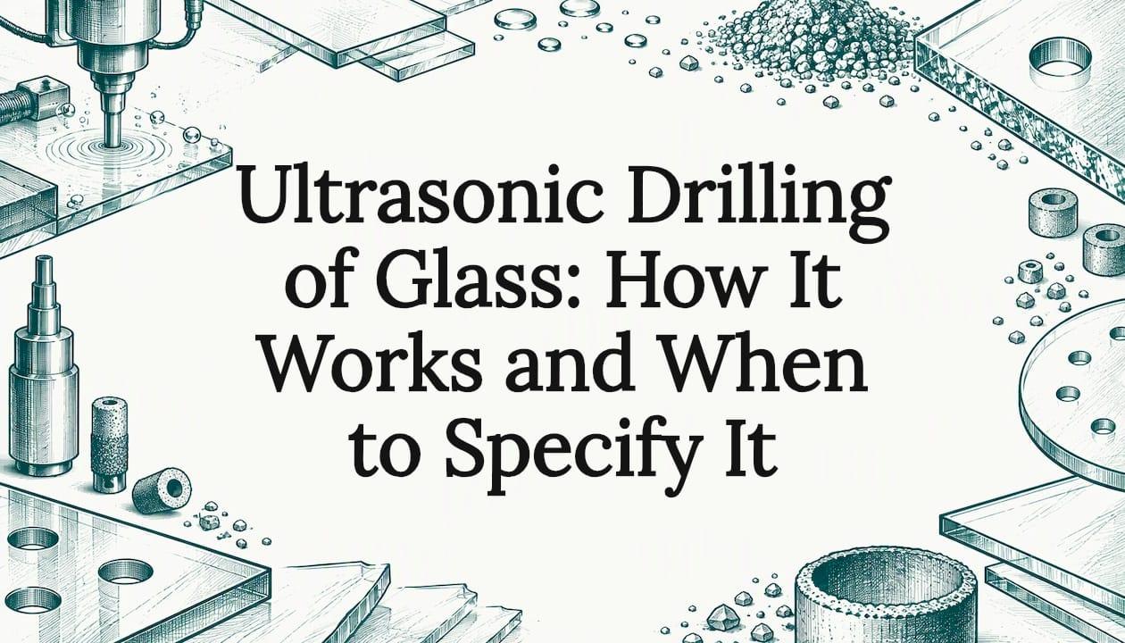 Ultrasonic Drilling of Glass: How It Works and When to Specify It