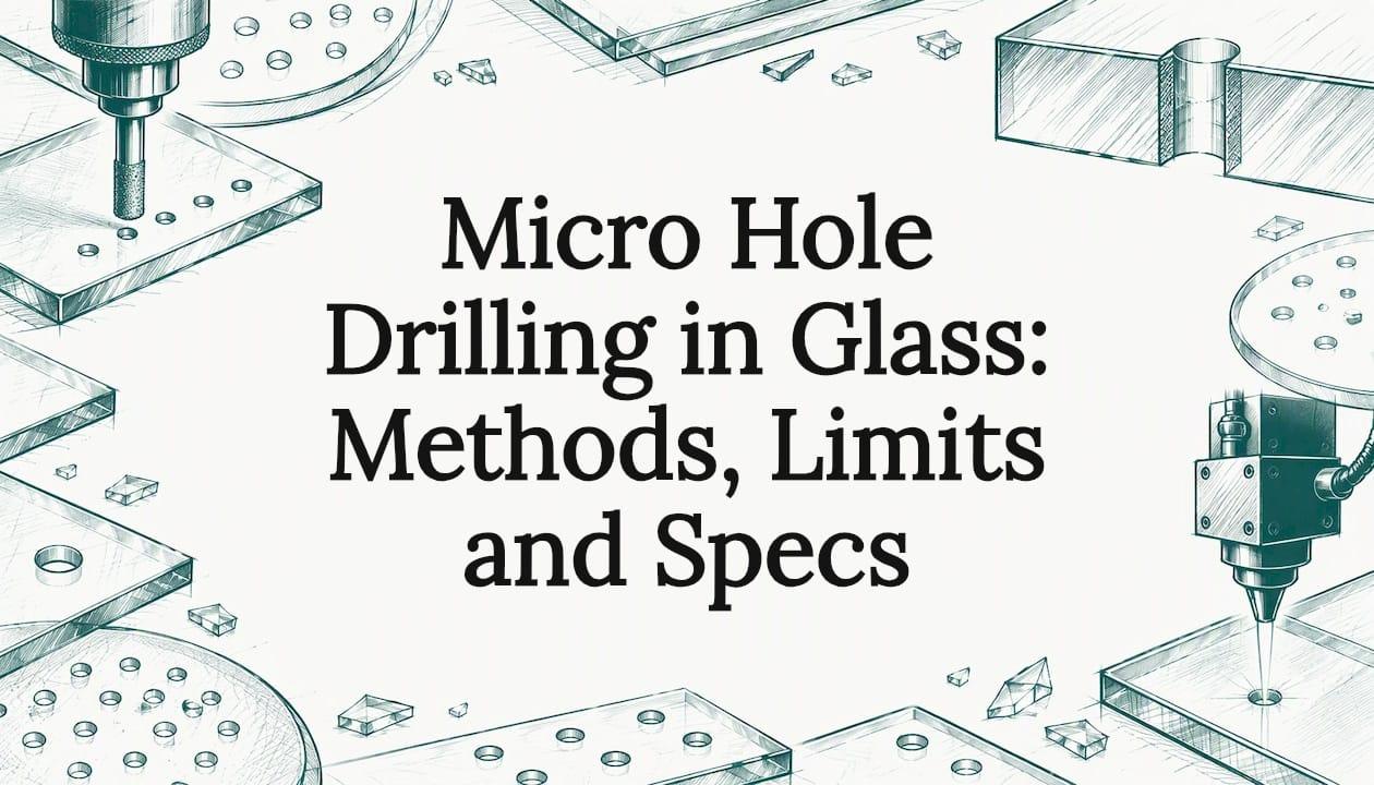 Micro Hole Drilling in Glass: Methods, Limits and Specs